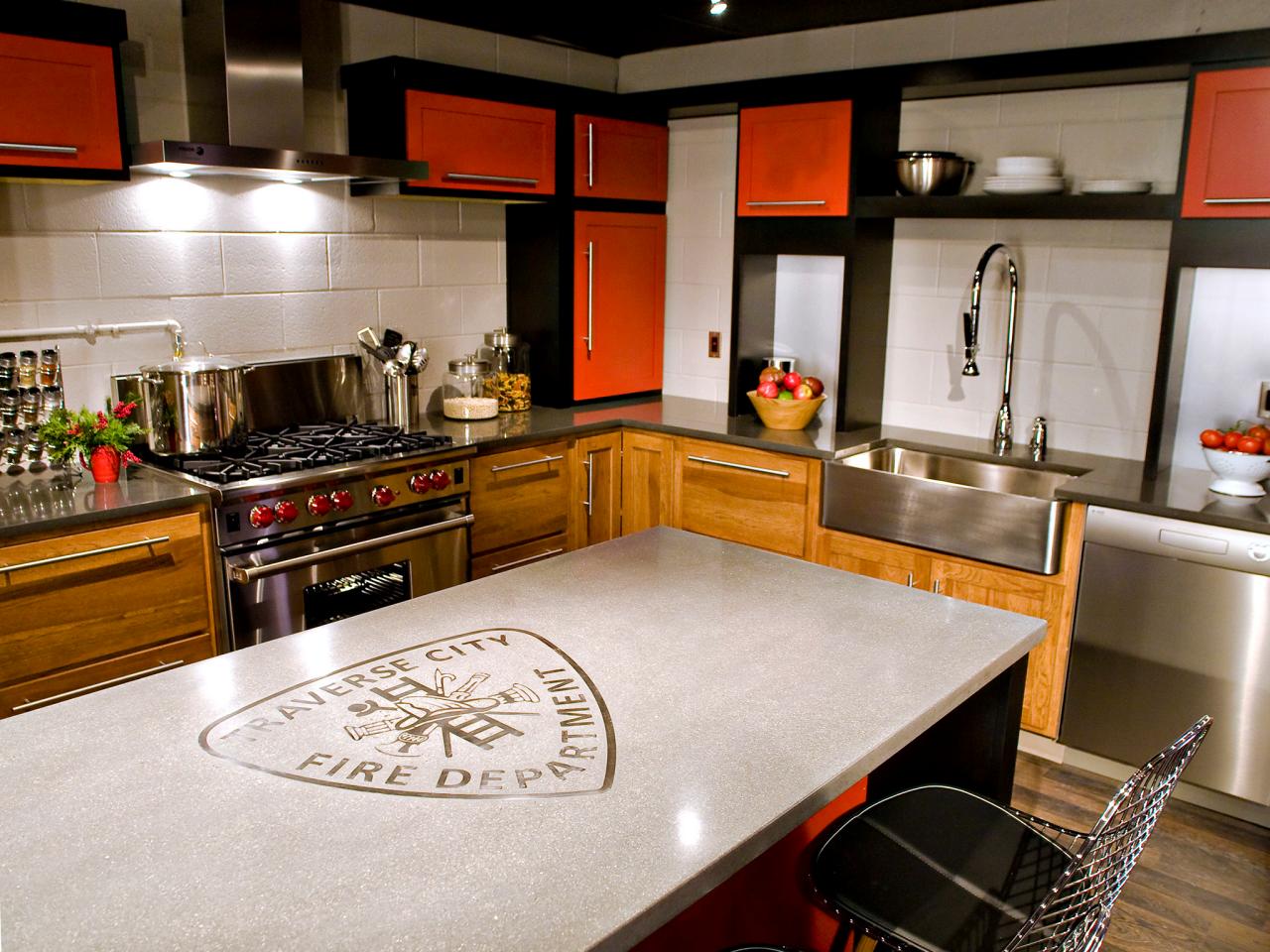 Concrete Kitchen Countertops Pictures Ideas From HGTV HGTV