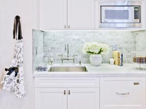 White Kitchen Marble Countertop