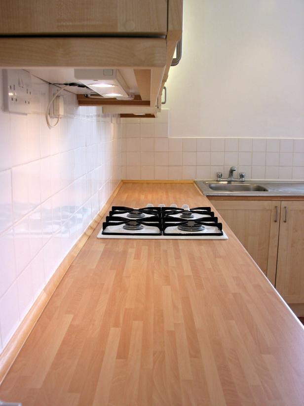 Installing Laminate Countertops, Faux Wood Kitchen Countertops