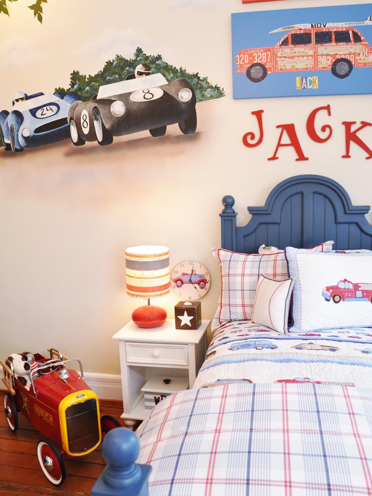 auto car bedroom fun theme and decor