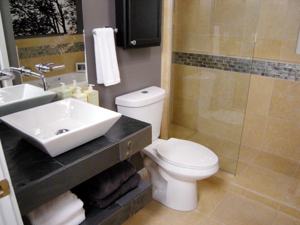 single-sink bathroom vanities | hgtv