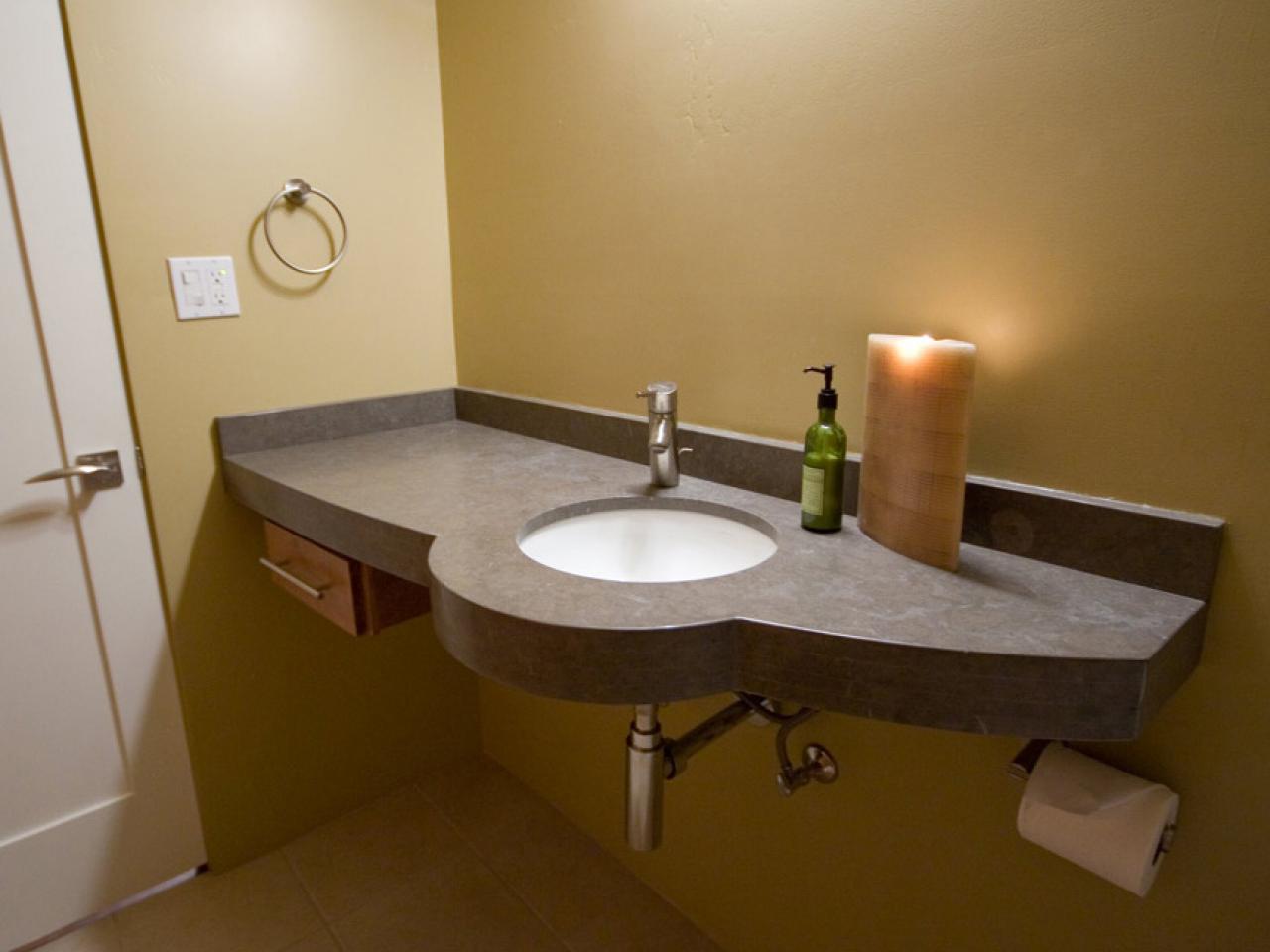 wall mount bathroom sinks with chrome legs