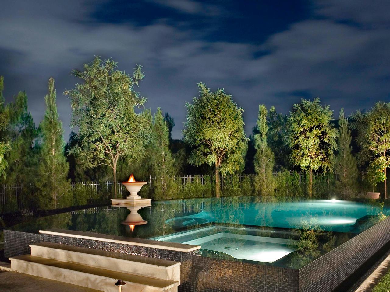 pool landscape lighting