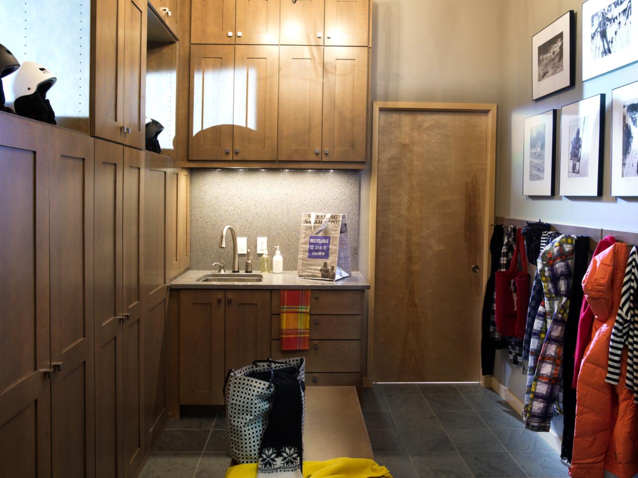 Mudroom Locker With Bench Pictures Options Tips And Ideas Hgtv