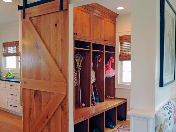 Rustic Mudroom