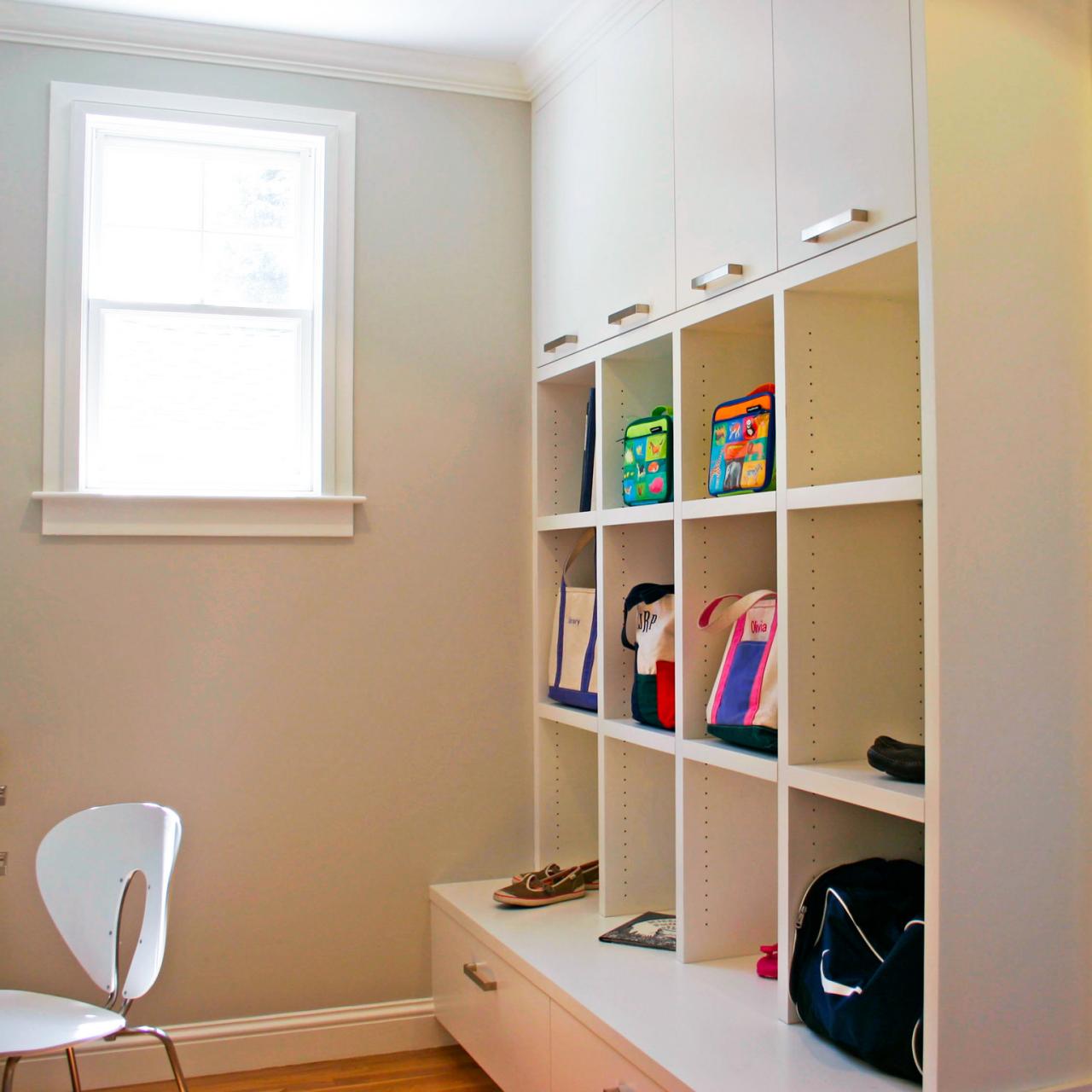 DIY Modern Storage Shelves Cubby From Plywood Furniture Plan 