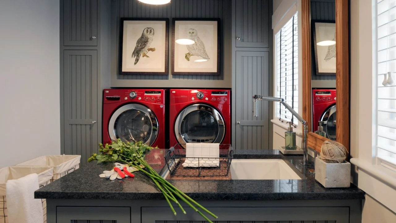 Laundry Room From HGTV Green Home 2010 | HGTV, image size:1280x720
