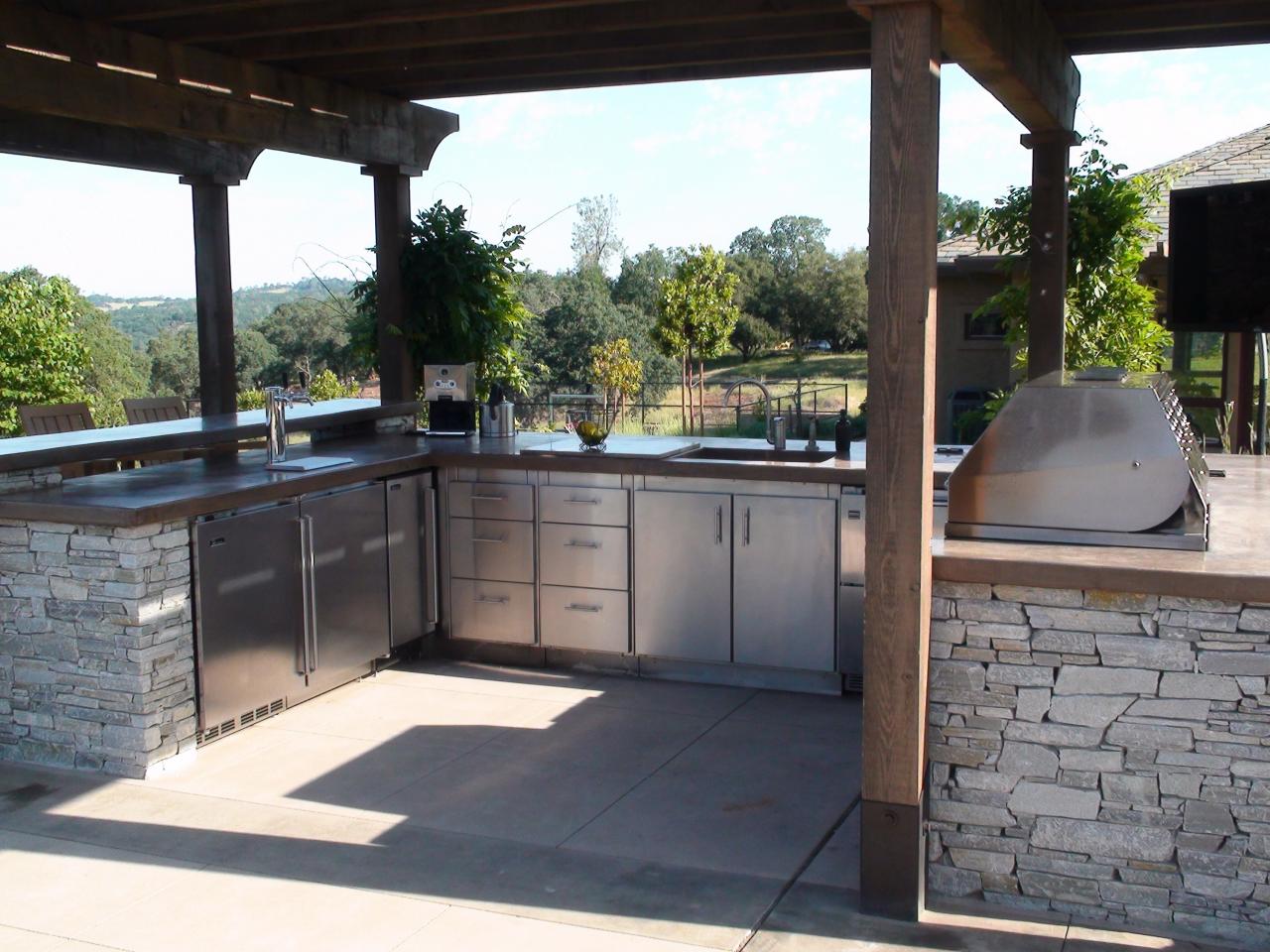 outdoor kitchen prefab