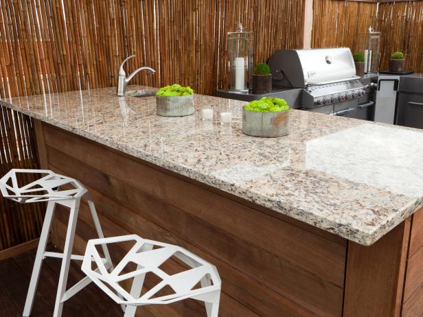 Outdoor Kitchen Countertops Pictures, Granite For Outdoor Kitchen