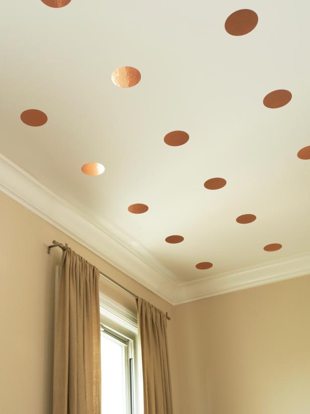 Add Playful Polka Dots On Your Ceiling Hgtv