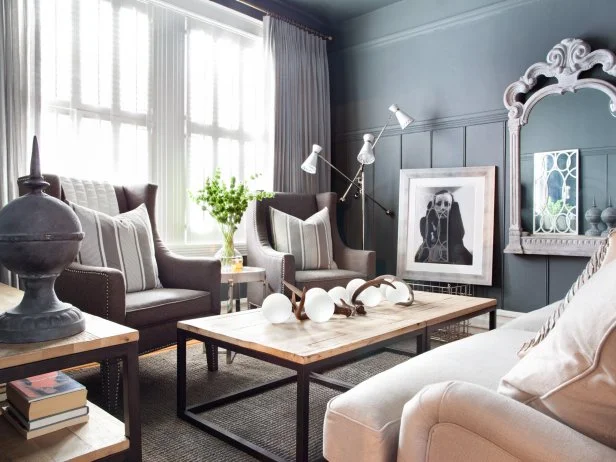 Apartment Makeover Mixes Masculine With Feminine Design HGTV