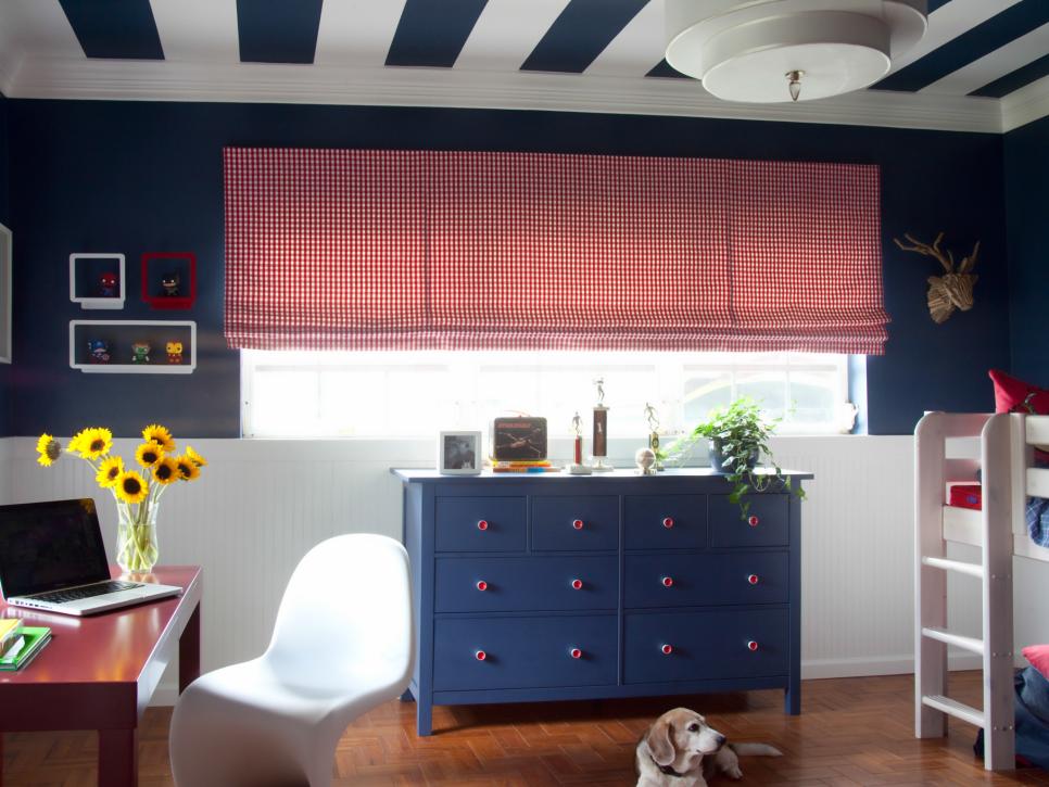 Blue And Red Boy S Bedroom Hgtv