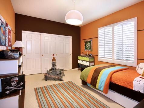 Orange Bedrooms