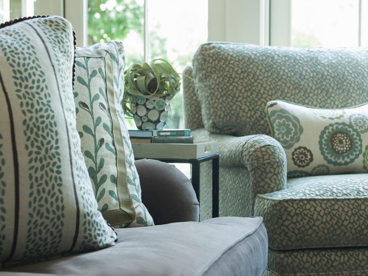 pillows on dining room chairs