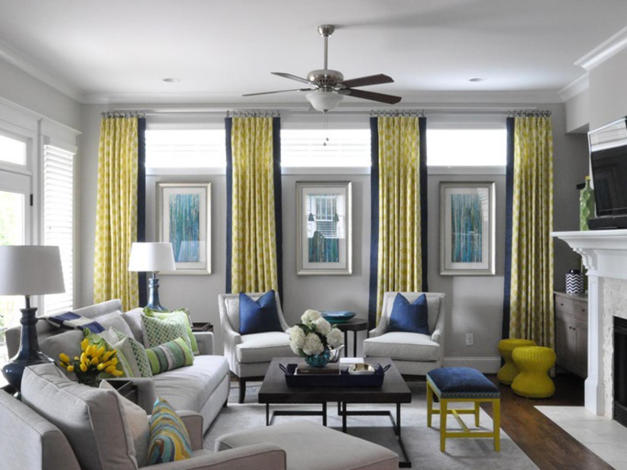 Yellow Grey And Blue Living Room Ideas Centerfieldbarcom