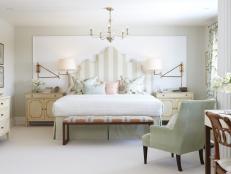 Elegant Bright Master Bedroom 