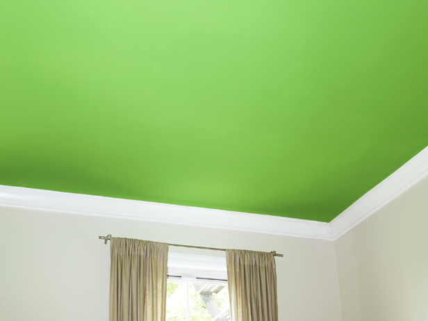 Paint a Bold Color on Your Ceiling | HGTV