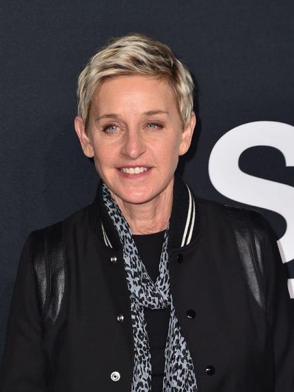 LOS ANGELES, CA - FEBRUARY 10:  Ellen DeGeneres arrives at SAINT LAURENT At The Palladium at Hollywood Palladium on February 10, 2016 in Los Angeles, California.  (Photo by C Flanigan/WireImage)