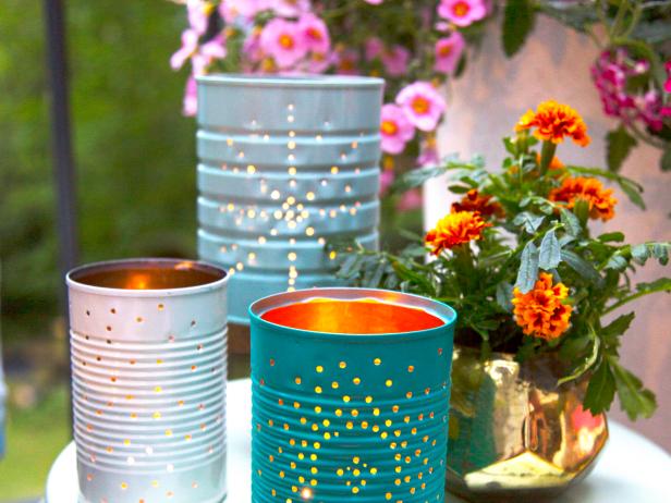 How to Make Tin Can Lanterns | HGTV's Decorating & Design Blog | HGTV