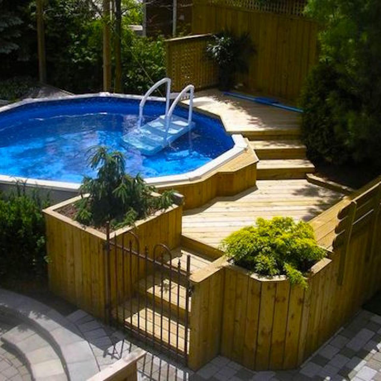 Best Above-Ground Swimming Pool Deck Design Ideas HGTV