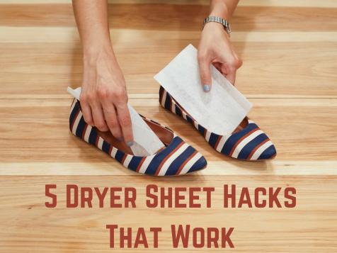 5 Dryer Sheet Hacks That Actually Work