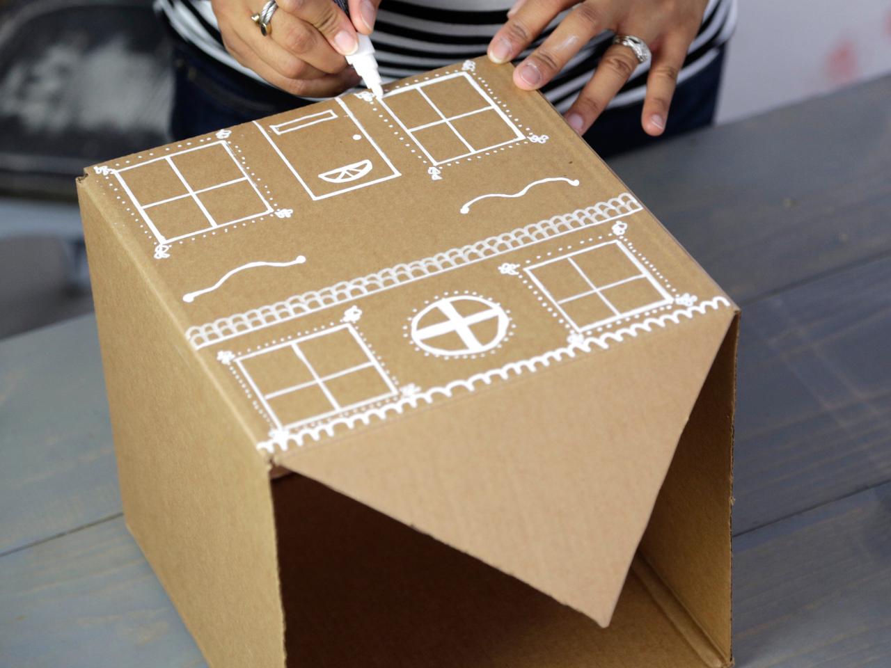 DIY Gingerbread House Gift Boxes | HGTV's Decorating & Design Blog | HGTV