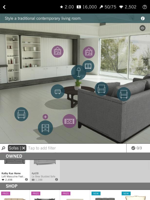 Be an Interior Designer With Design  Home  App  HGTV s 