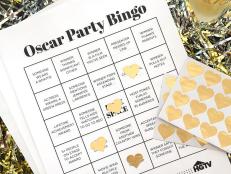 You and your guests can play along during the awards show with these printable scorecards and bingo. 