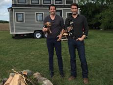 This is the true story of two tall brothers living in one tiny house for 24 hours.
