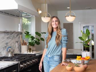 Host Kim Wolfe in the Mulac's beautifully designed home for HGTV's Why the Heck Did I Buy This House?