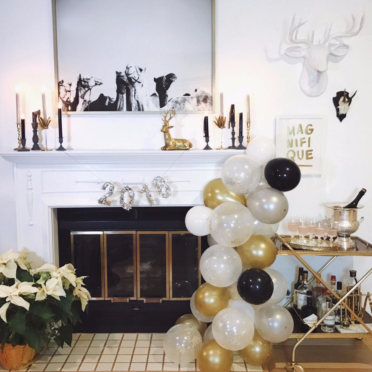 How to Celebrate a Festive + Cozy New Year's Eve at Home