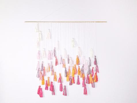 Get Festive for Fall With a Dip-Dyed Tassel Backdrop