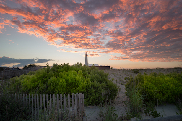 Cape May, New Jersey at Sunset