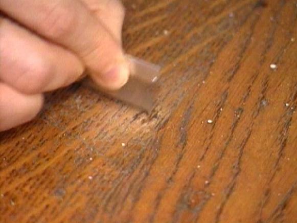 Remove Burn Marks On A Hardwood Floor, How To Fix Burnt Vinyl Floor