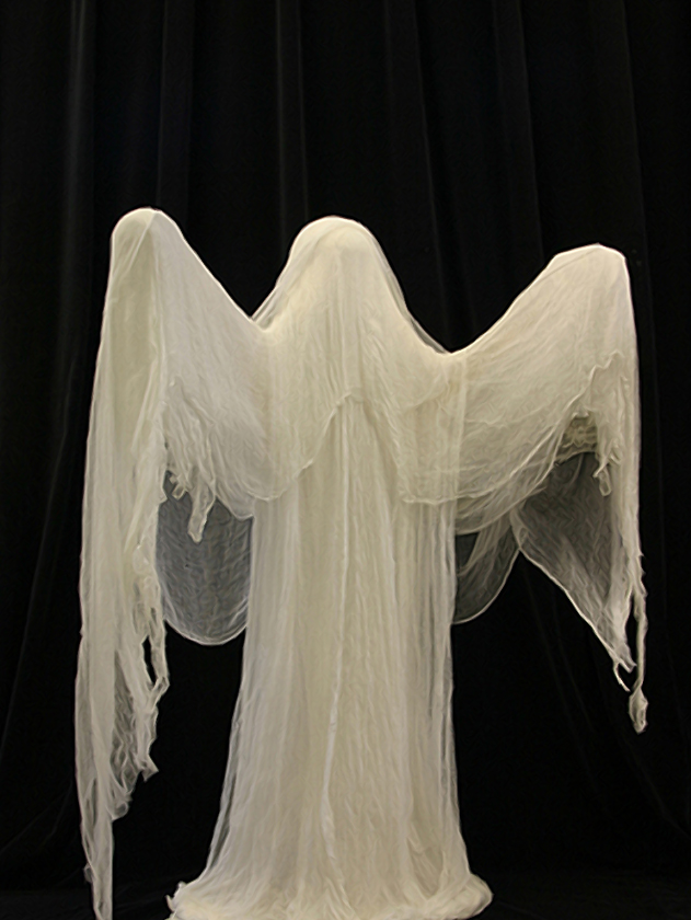 CLOTH Halloween Costume Decoration Gauze Large Black/White House Prop New CH 