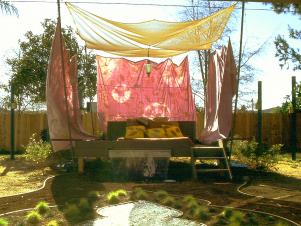 backyard meditation pavilion built for retreat