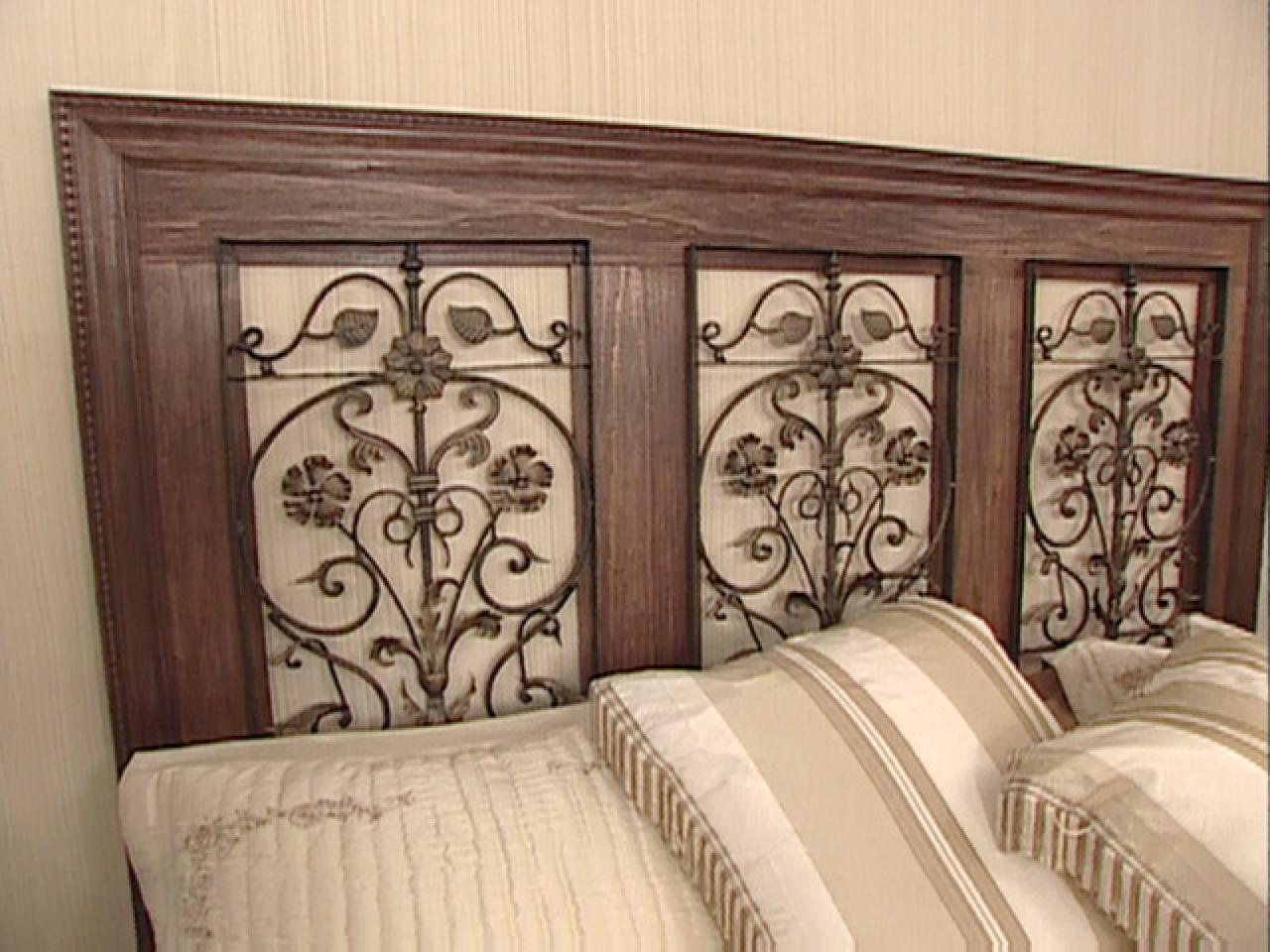 How To Build A Wrought Iron Panel Headboard Hgtv