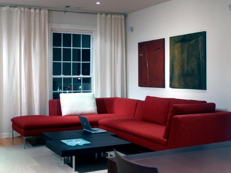 Vibrant Red Sofas  HGTV