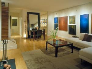 art inspired living room
