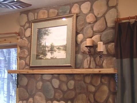 Build a Floating Mantel
