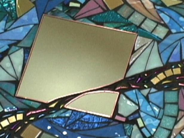 Contemporary Glass Mosaic Mirror, Mirror Mosaic Ideas