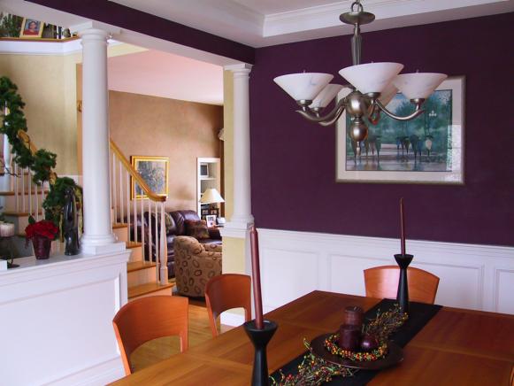 Connecting Rooms With Color, Dining Room Wall Paint Color Ideas For Living