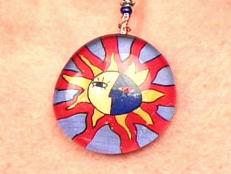Turn your own graphic artwork into a beautiful necklace pendant.