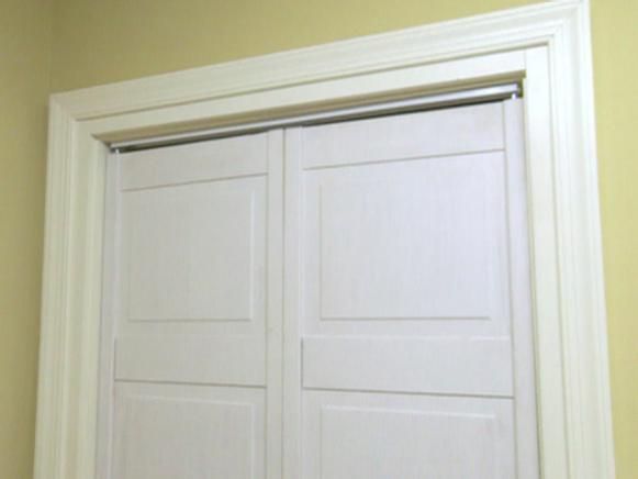 How To Replace A Closet Door Track, Replace Sliding Closet Doors With Curtains