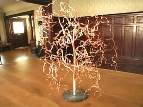 Copper Wire Willow Tree