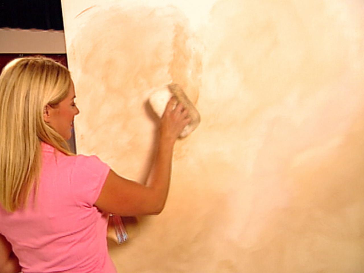 Decorative Paint Technique: Colorwashing Wall Instructions  HGTV