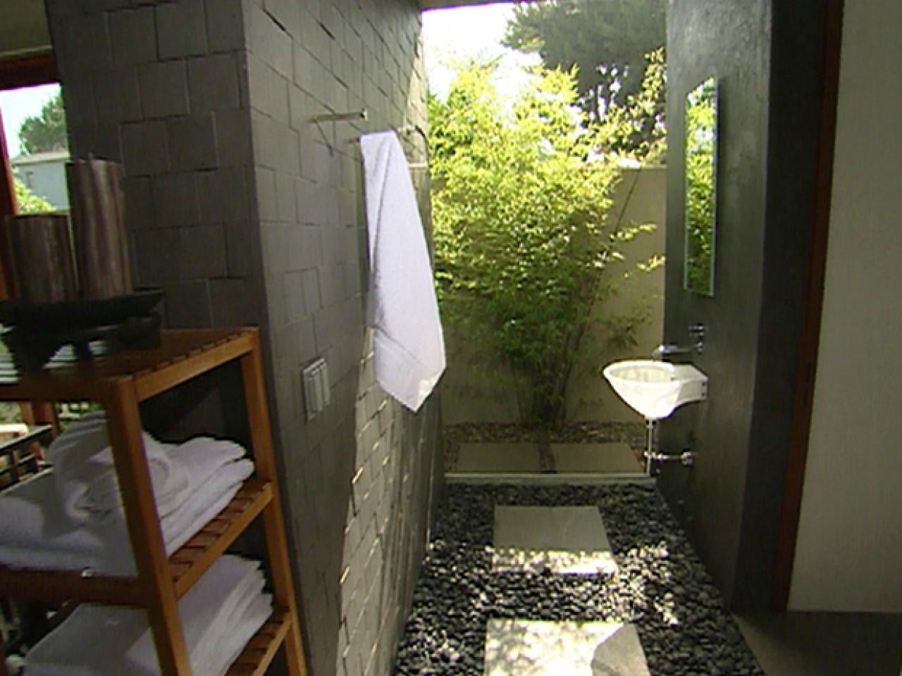 Indoor Outdoor Bathroom Hgtv