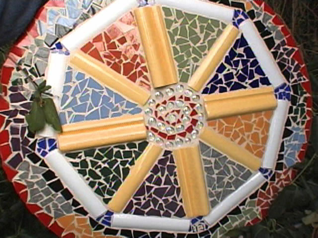 How To Make Colorful Mosaic Garden Art, How To Make Mosaic Tile Designs