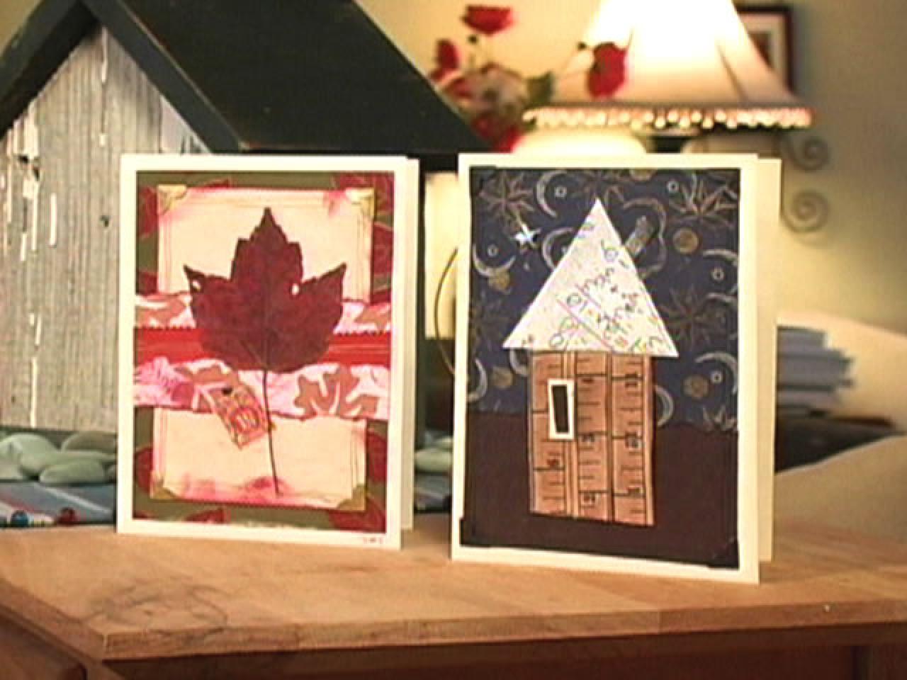 How To Make Collage Greeting Card Designs Hgtv