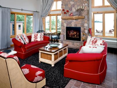 Vibrant Red Sofas Hgtv